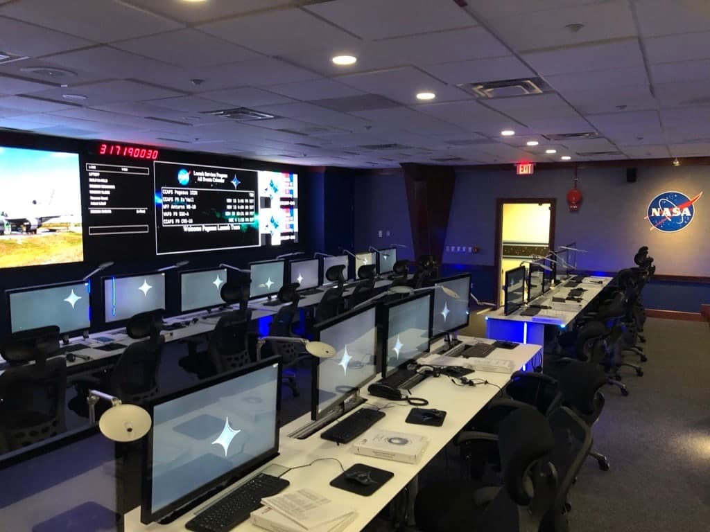 NASA aerospace operations room